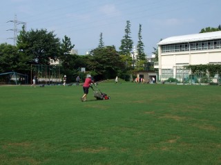 芝生校庭